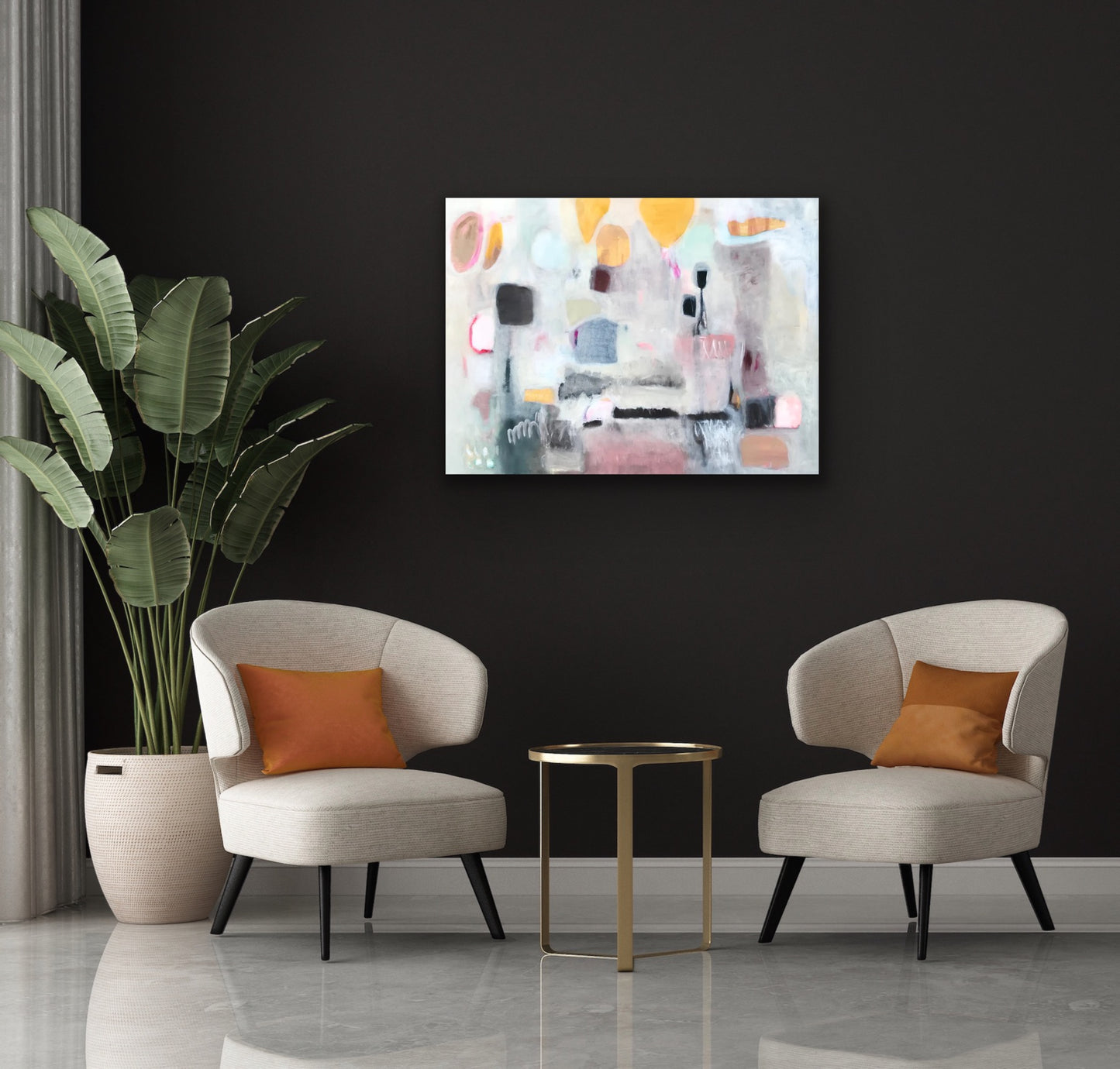 Hot Air Balloons - Original Painting on Canvas - 30 x 40 inches