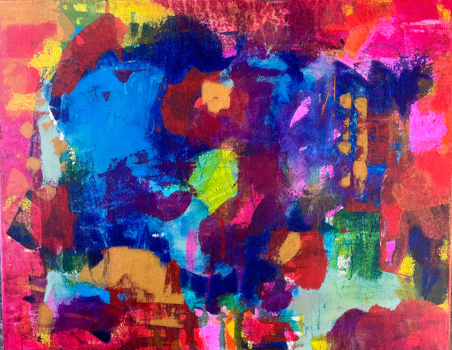 Blend - Original Painting on Canvas - 16 x 20 inches - Tapestry Collection