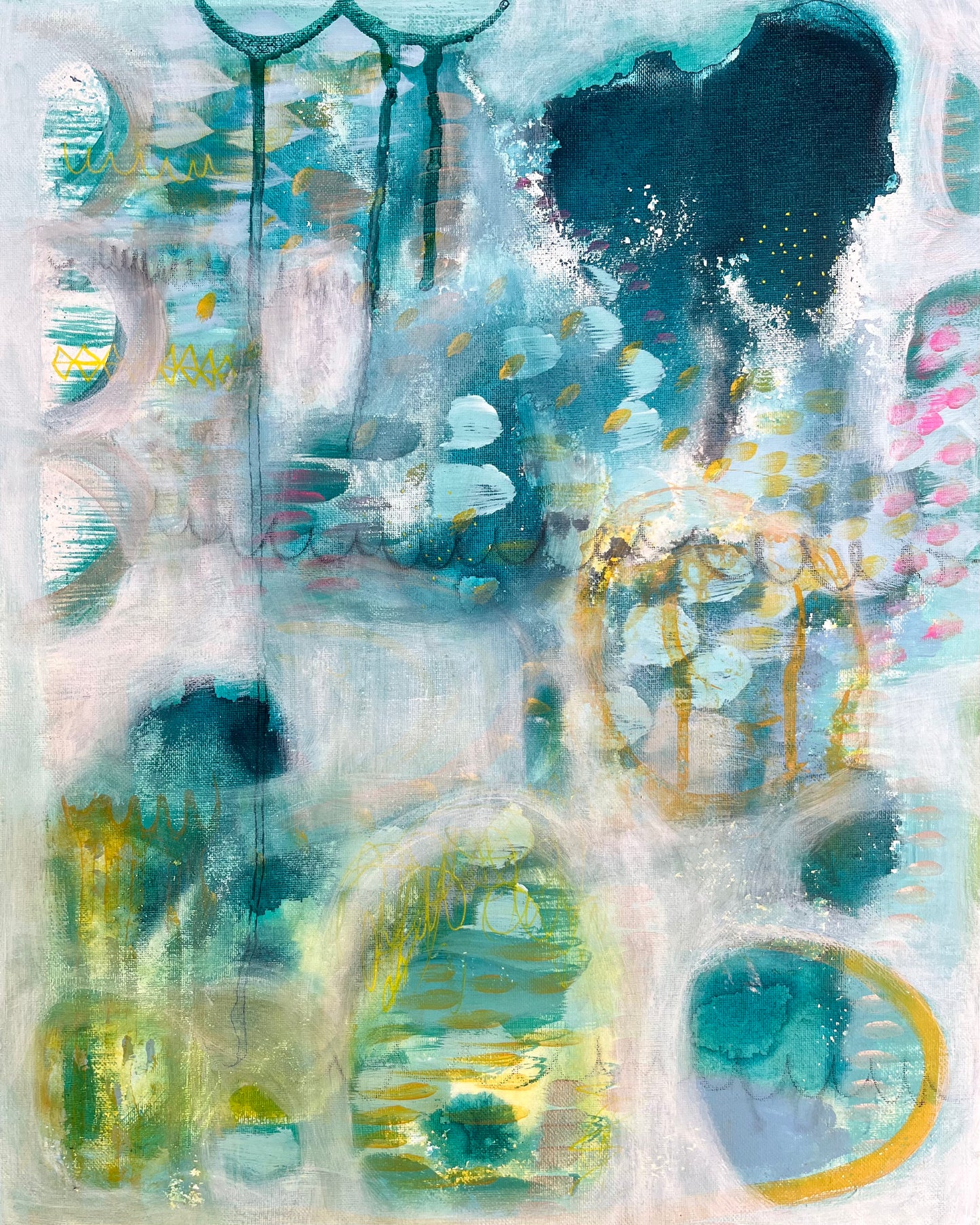 Ocean Dreaming - Original Painting on Canvas - 16 x 20 inches