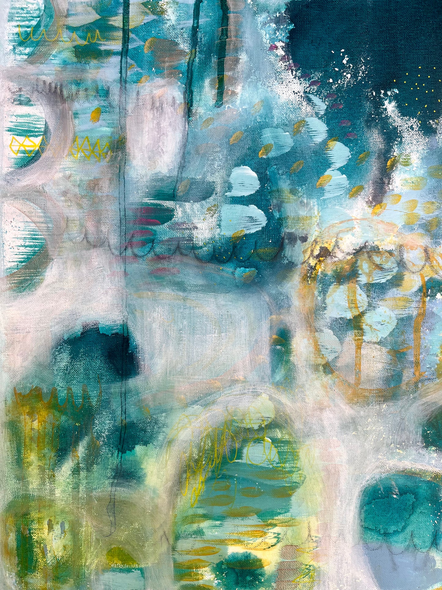 Ocean Dreaming - Original Painting on Canvas - 16 x 20 inches