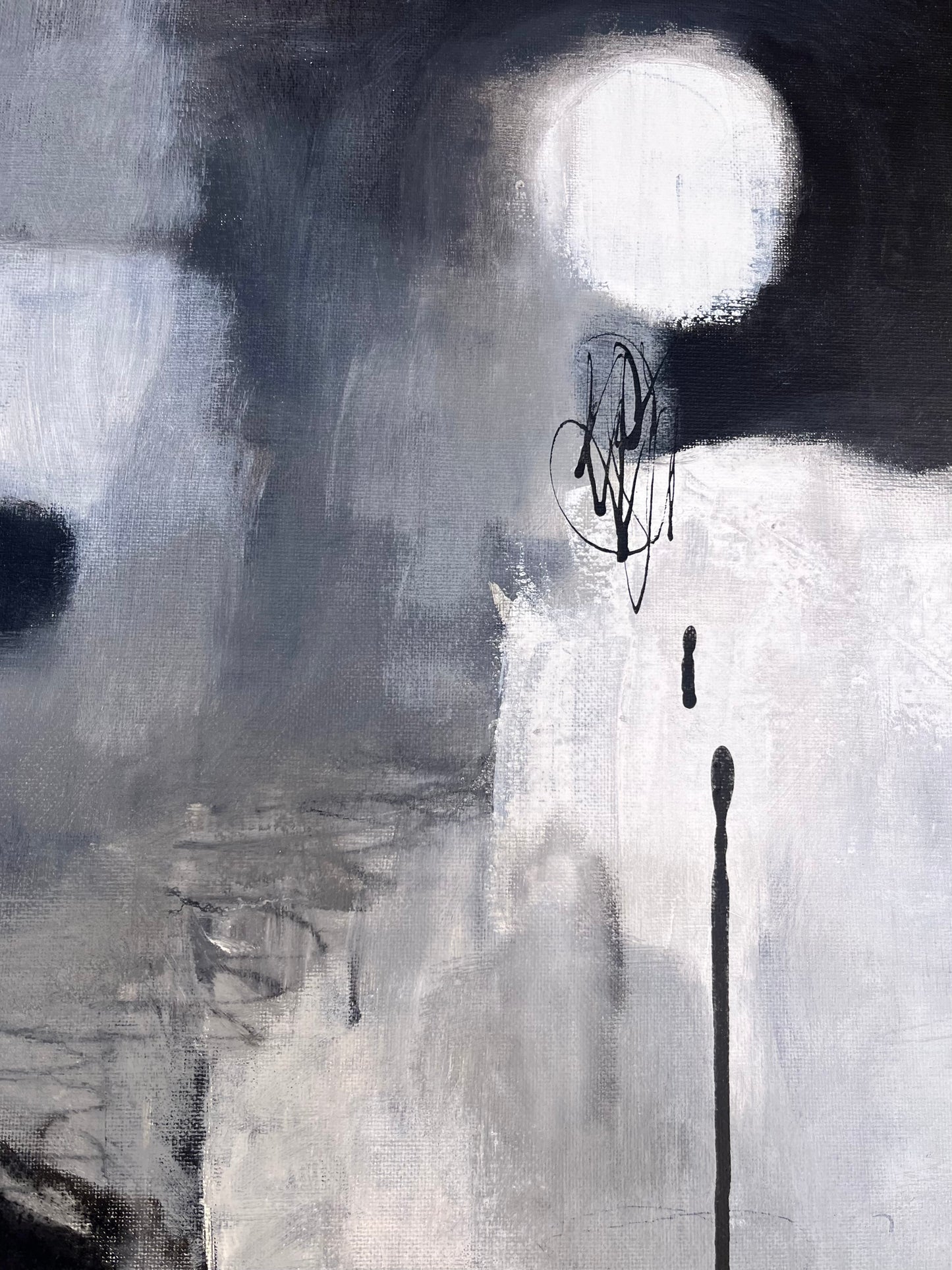 Moonshadow - Original Painting on Canvas - 18 x 24 inches