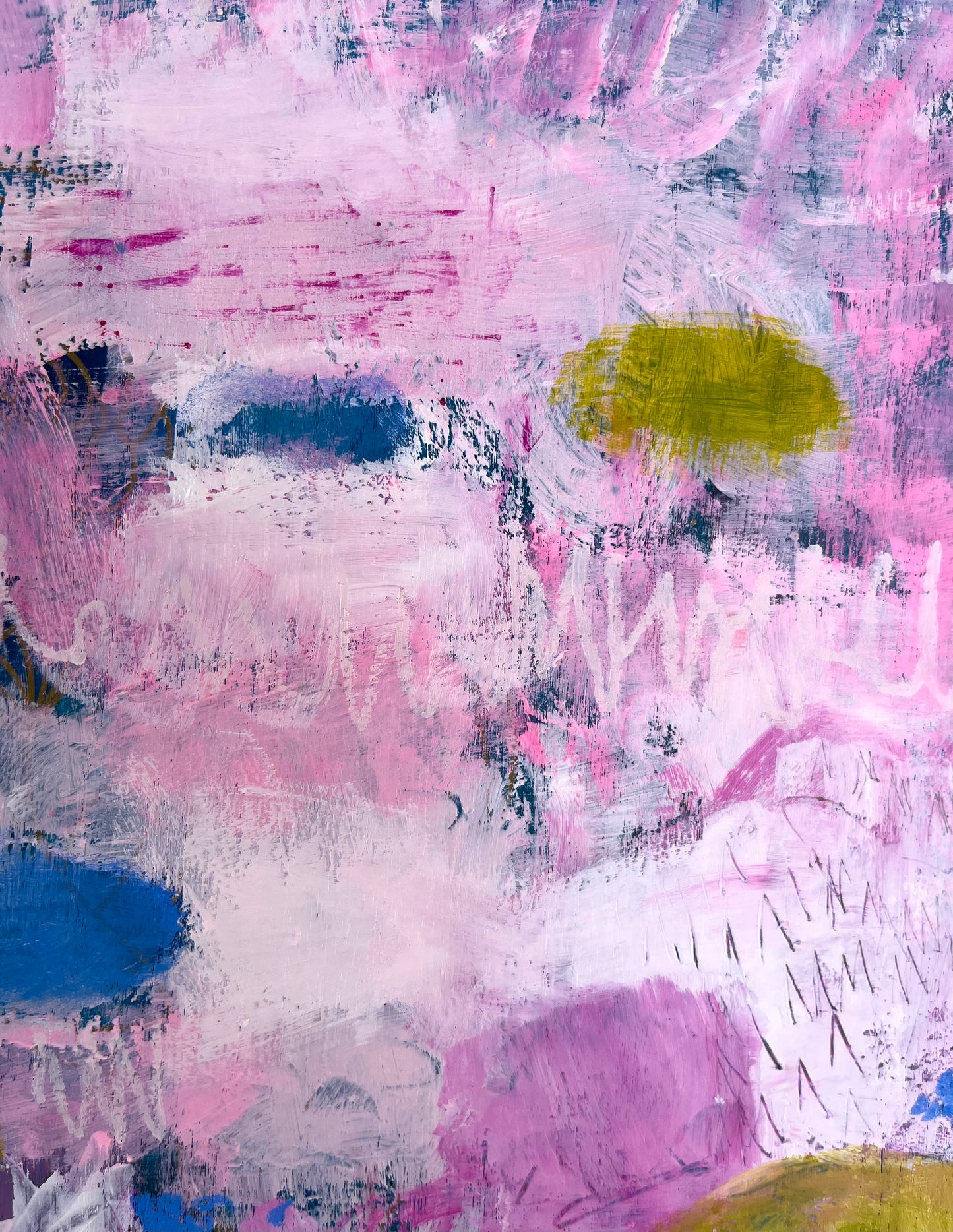 Sunshine Daydream - Original Painting on Wood - 8 x 10 inches - Spring Moments Mini Series