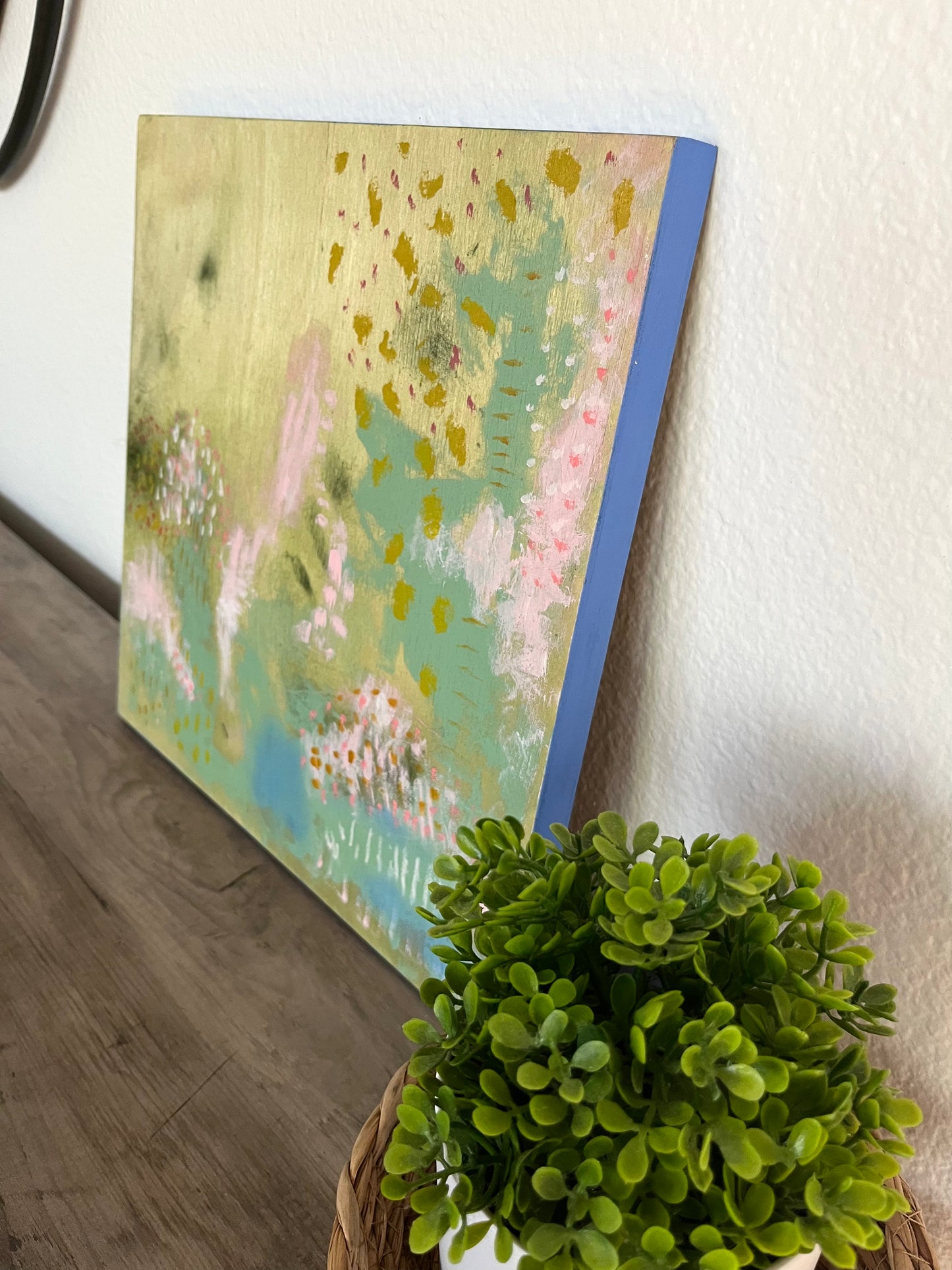 Meadow Afternoons - Original Painting on Wood - 12 x 12 inches