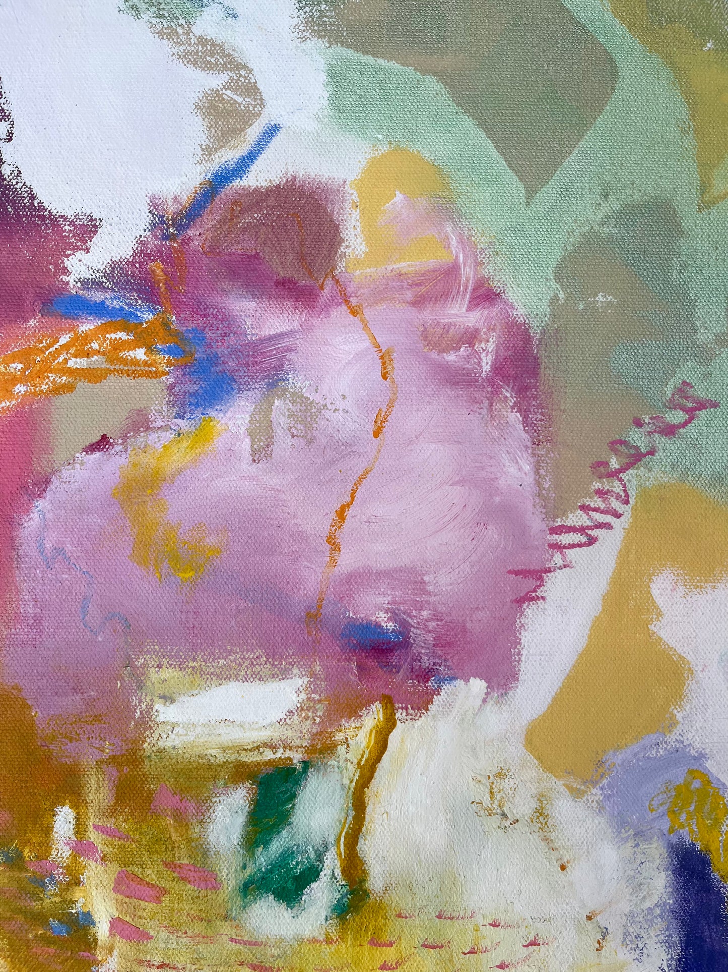 Memories of the Cove - Original Painting on Canvas - 24 x 24 inches