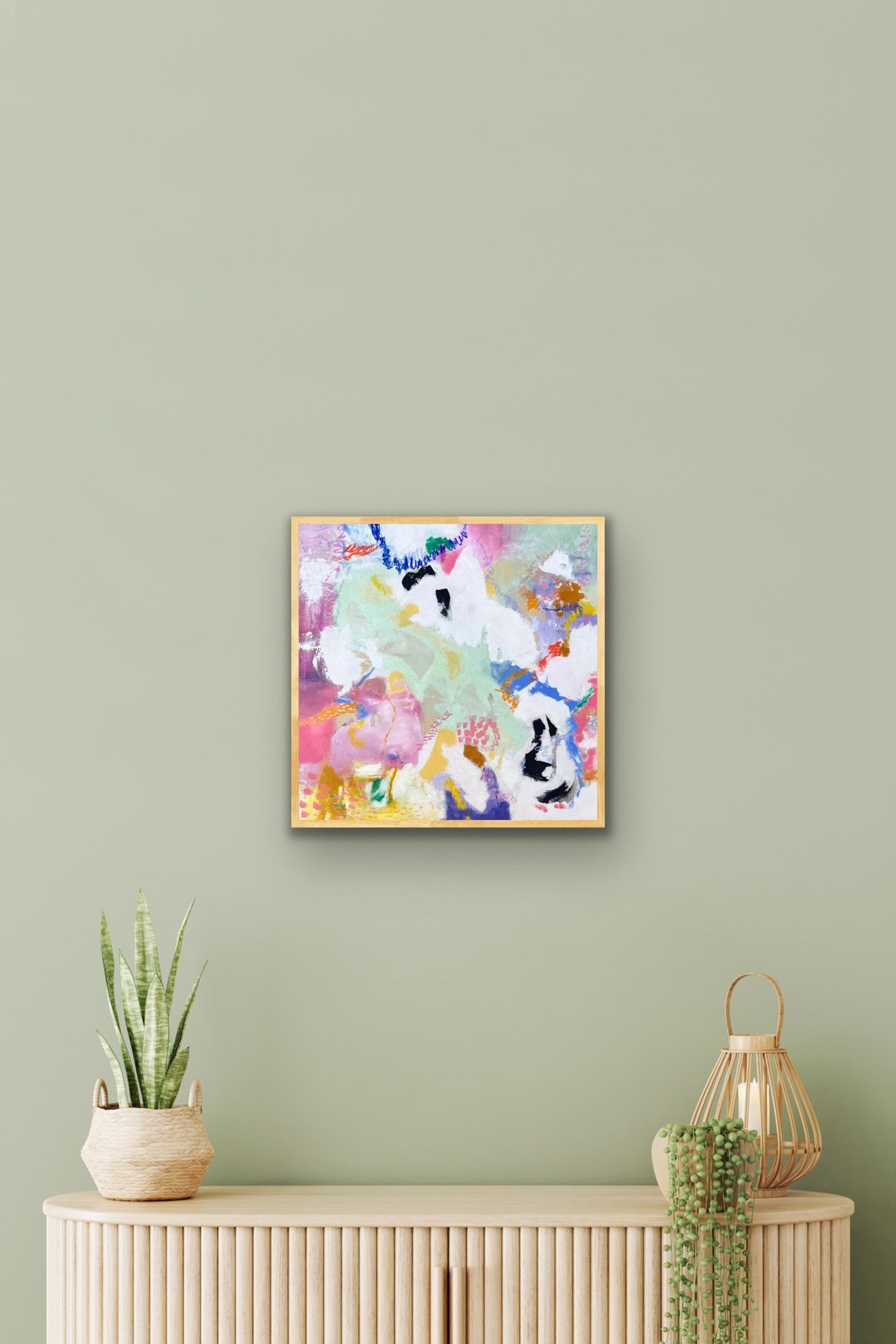 Memories of the Cove - Original Painting on Canvas - 24 x 24 inches