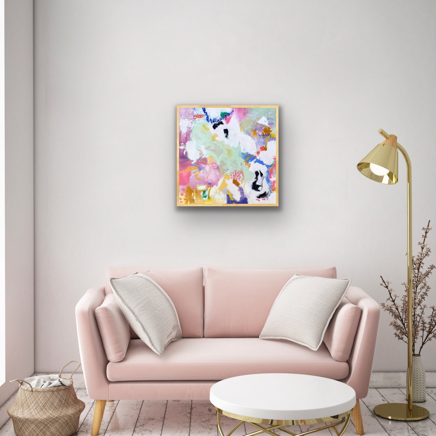 Memories of the Cove - Original Painting on Canvas - 24 x 24 inches
