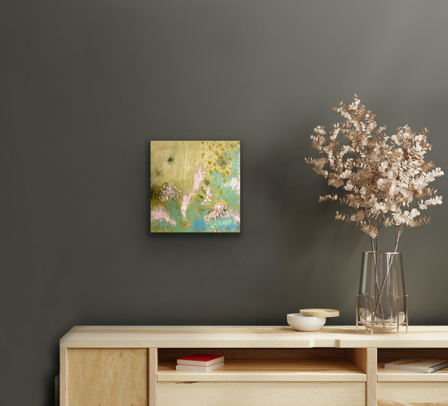 Meadow Afternoons - Original Painting on Wood - 12 x 12 inches