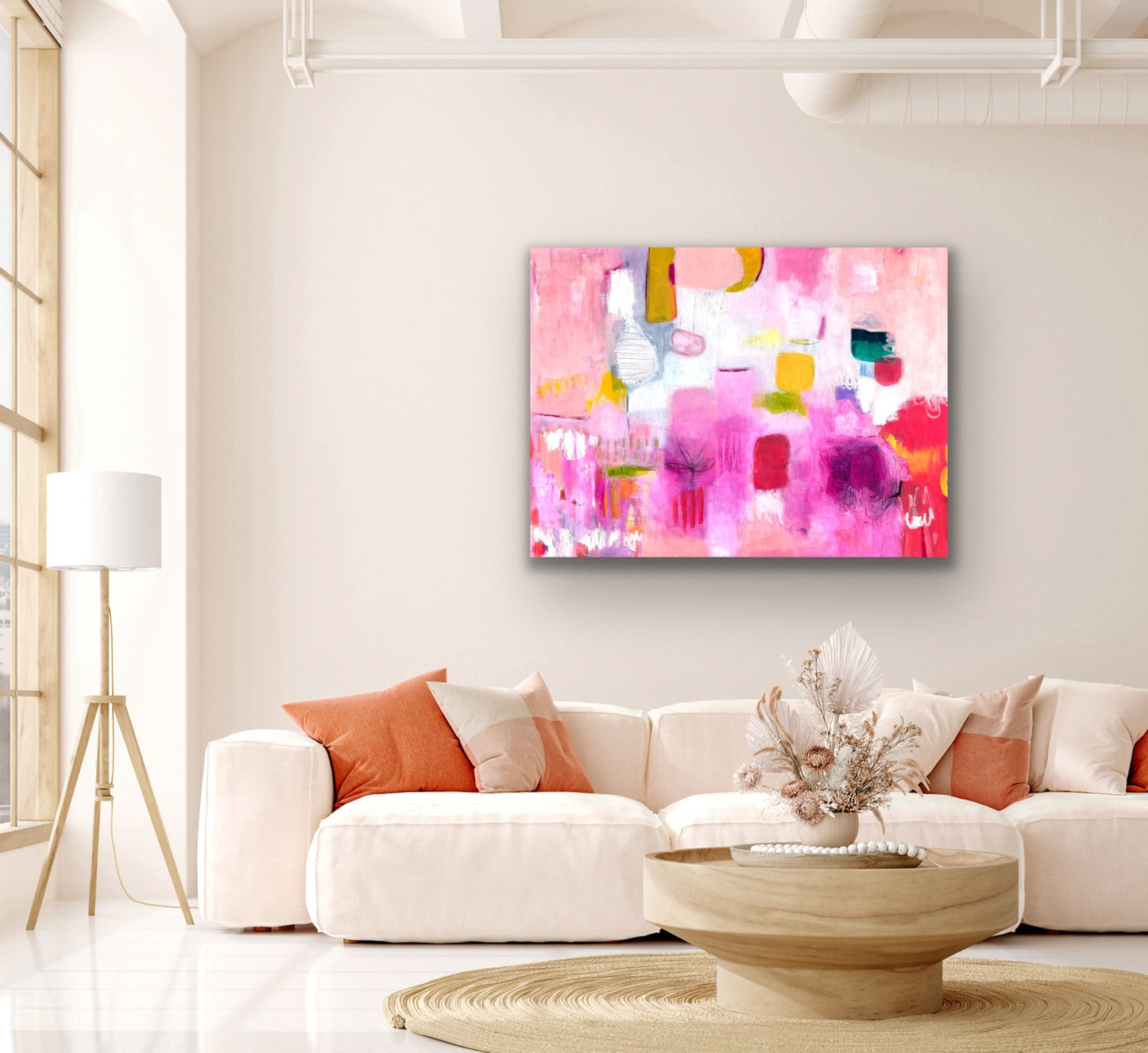 Summer's Bloom - Original Painting on Canvas - 36 x 48 inches