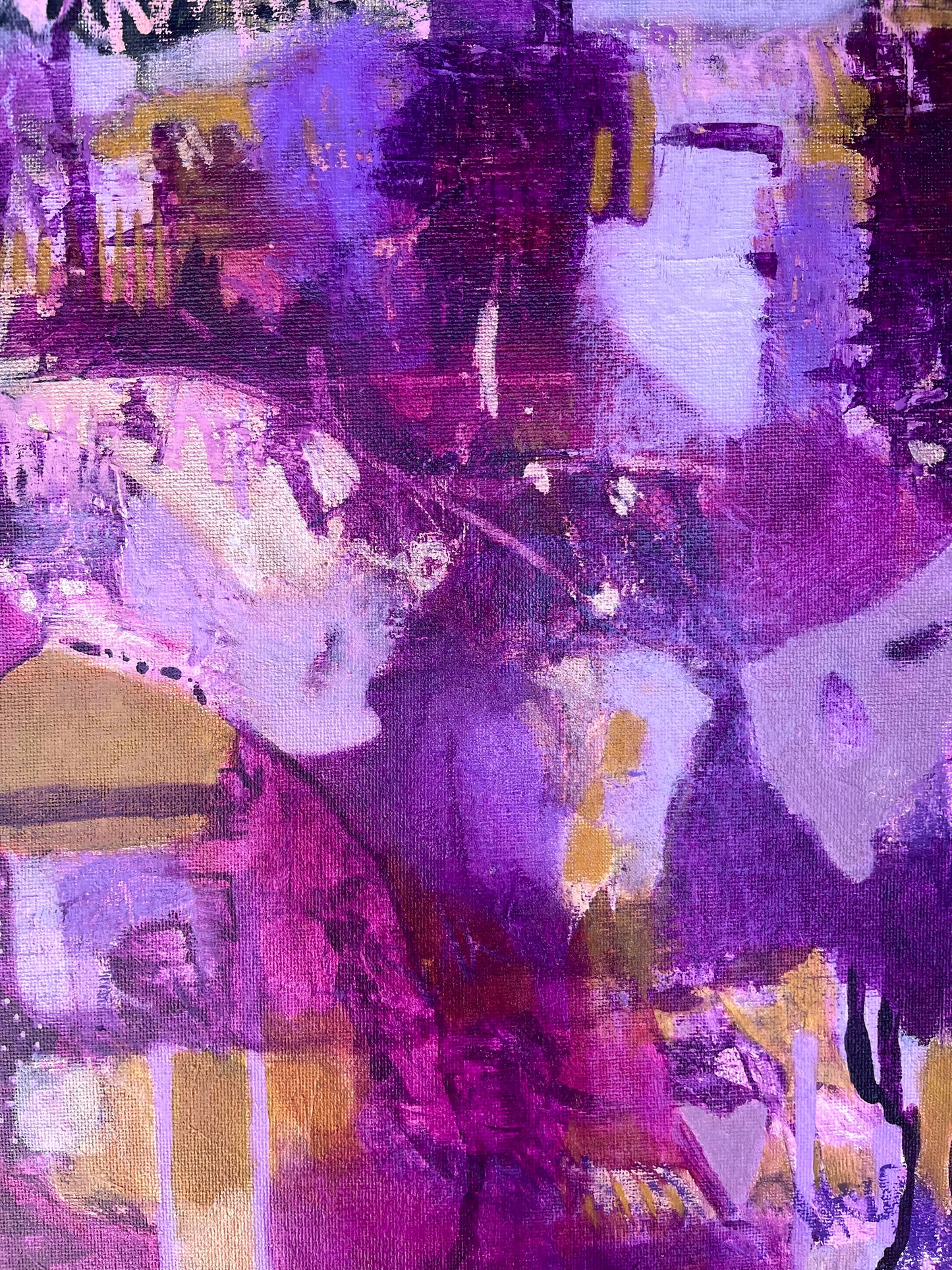 Speak Now - Original Painting on Canvas - 14 x 14 inches - The Taylor Swift Collection