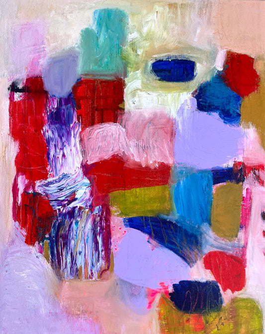 Gelato - 16 x 20 inches - Original Painting on Canvas - Mediterranean Moments Mini Series