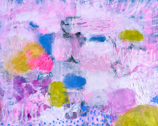 Sunshine Daydream - Original Painting on Wood - 8 x 10 inches - Spring Moments Mini Series