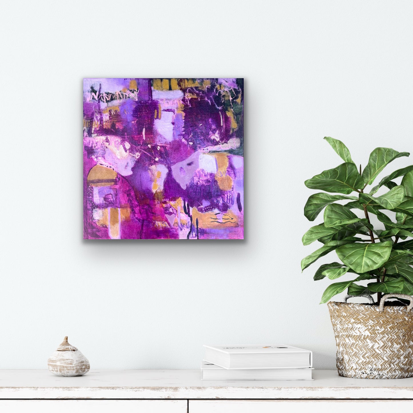 Speak Now - Original Painting on Canvas - 14 x 14 inches - The Taylor Swift Collection
