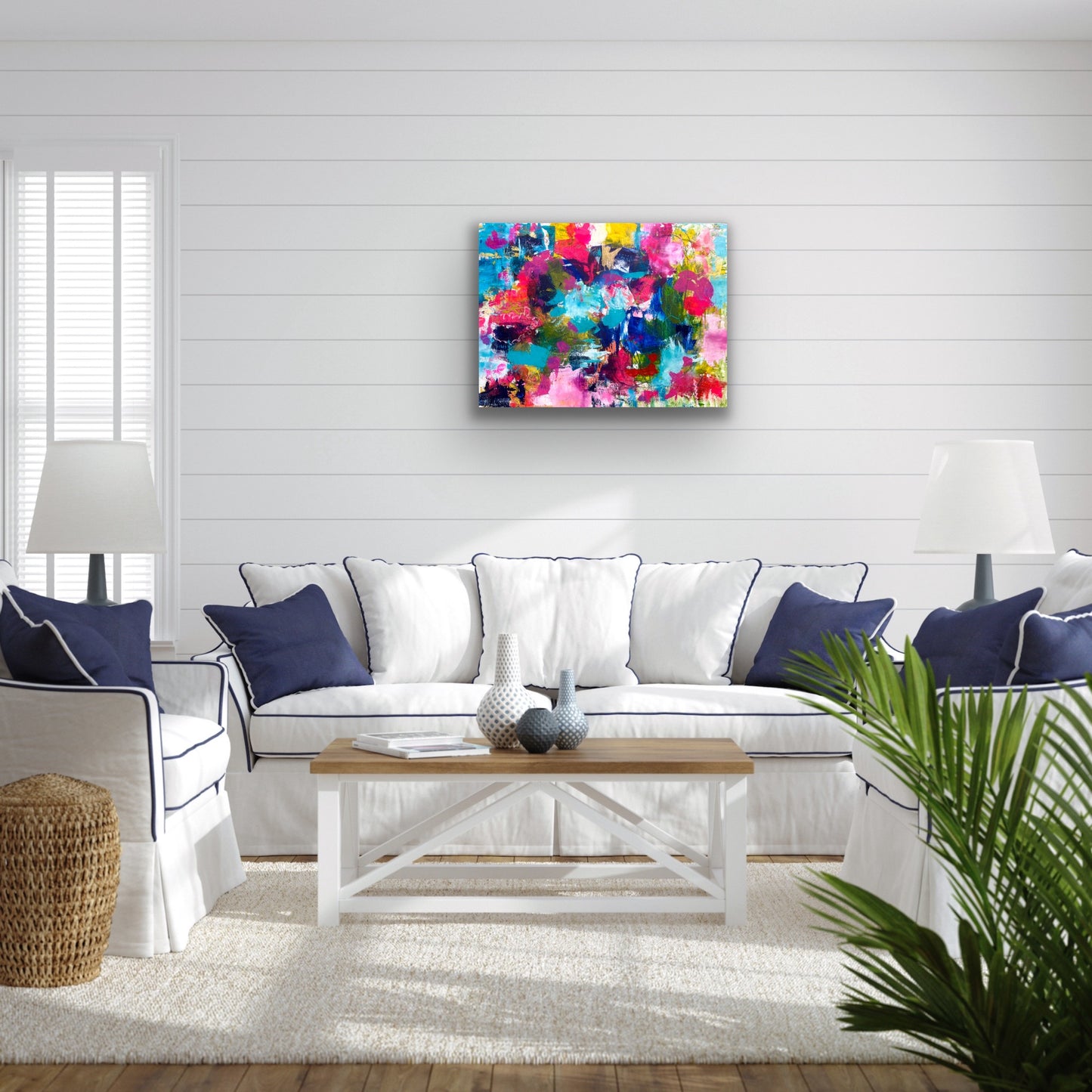 Woven - Original Painting on Canvas - 18 x 24 inches - Tapestry Collection