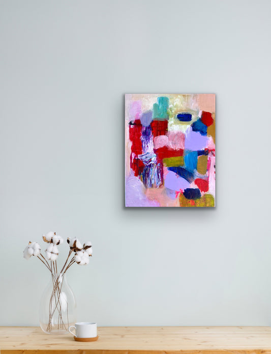 Gelato - 16 x 20 inches - Original Painting on Canvas - Mediterranean Moments Mini Series
