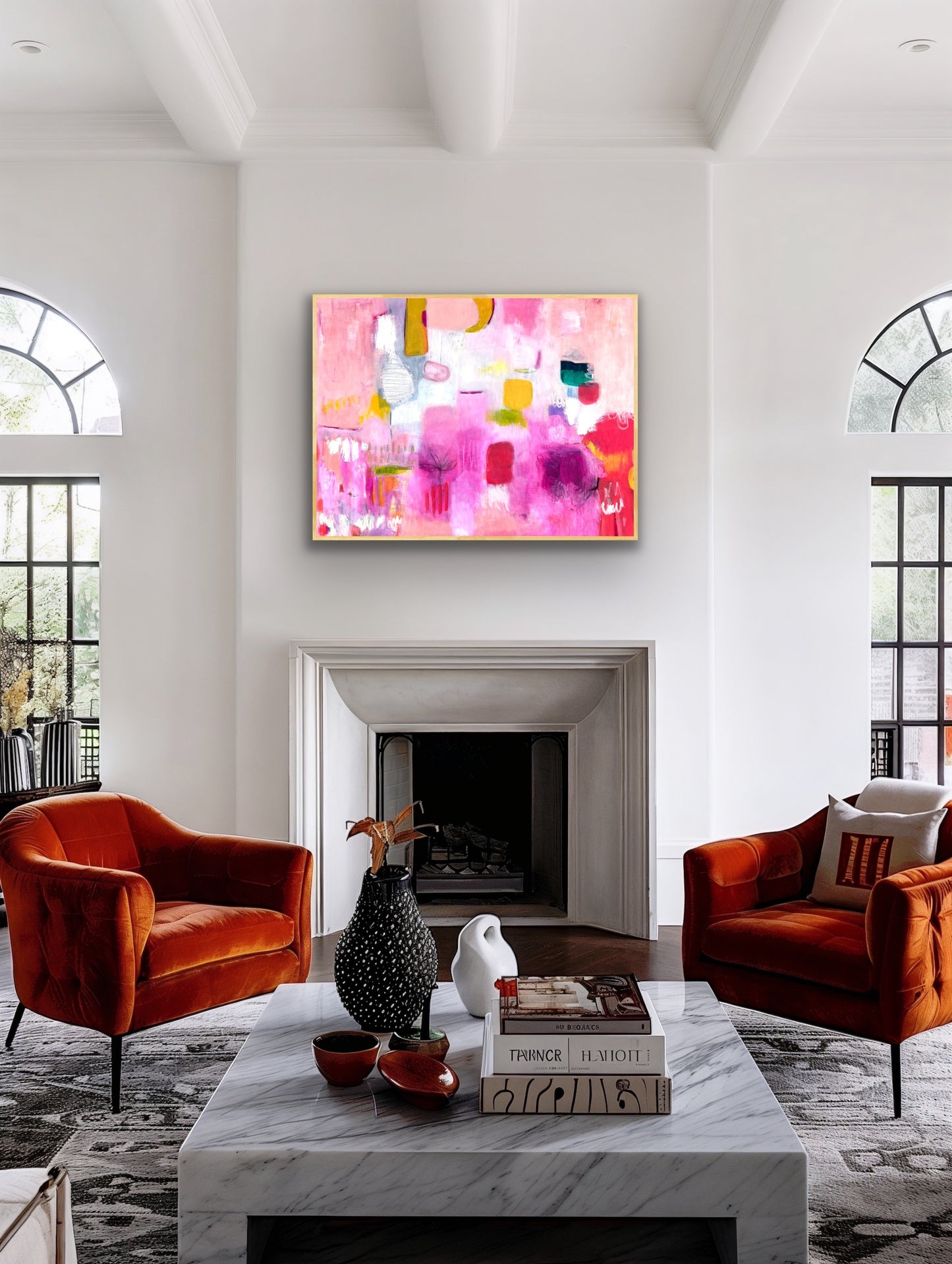 Summer's Bloom - Original Painting on Canvas - 36 x 48 inches