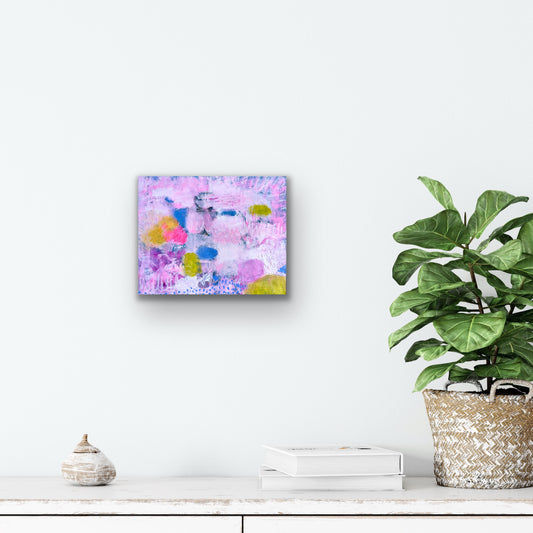 Sunshine Daydream - Original Painting on Wood - 8 x 10 inches - Spring Moments Mini Series