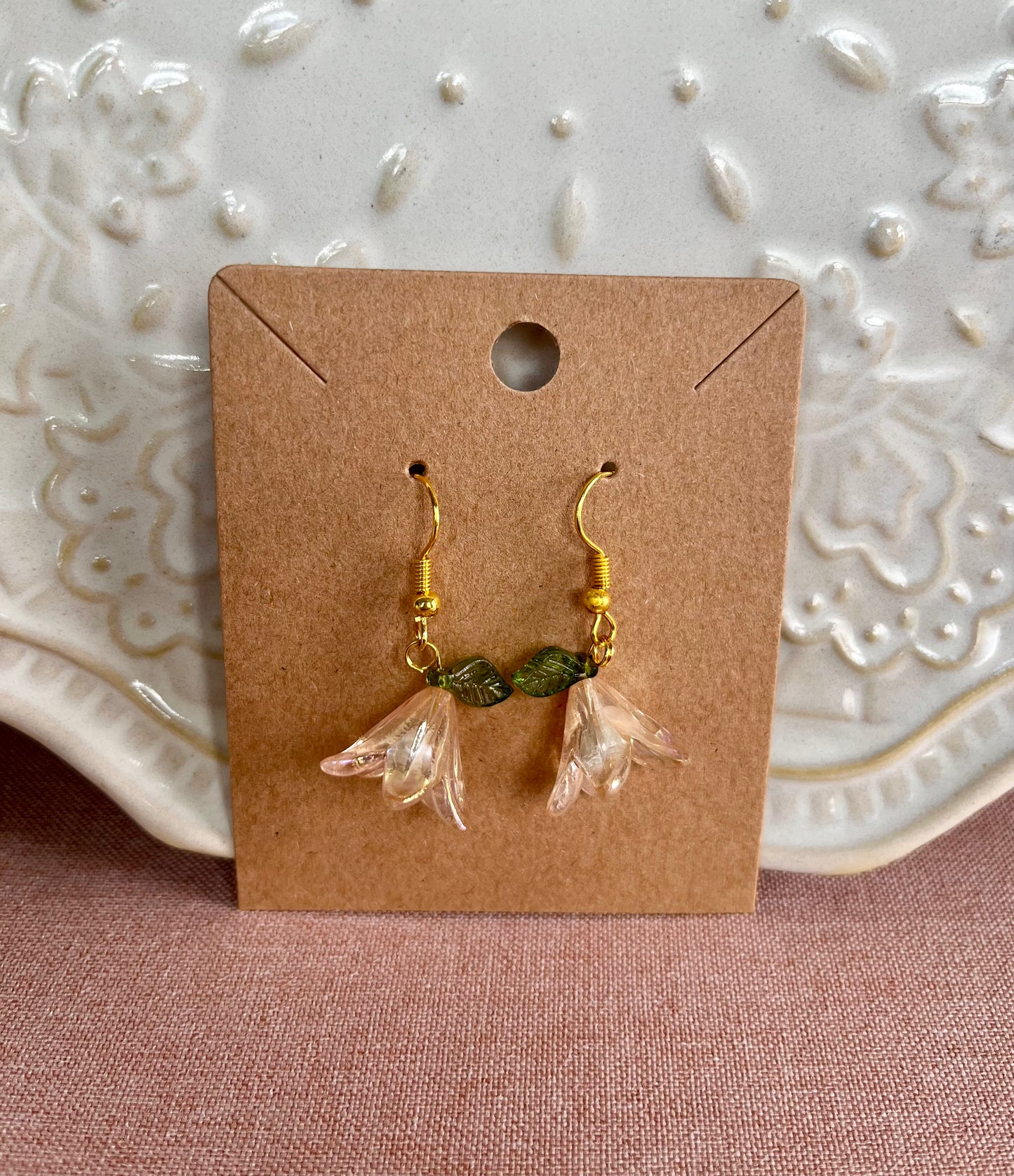 Flower Drop Earrings - Choose One Style