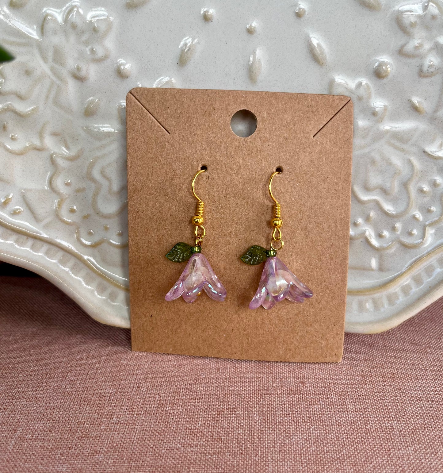 Flower Drop Earrings - Choose One Style
