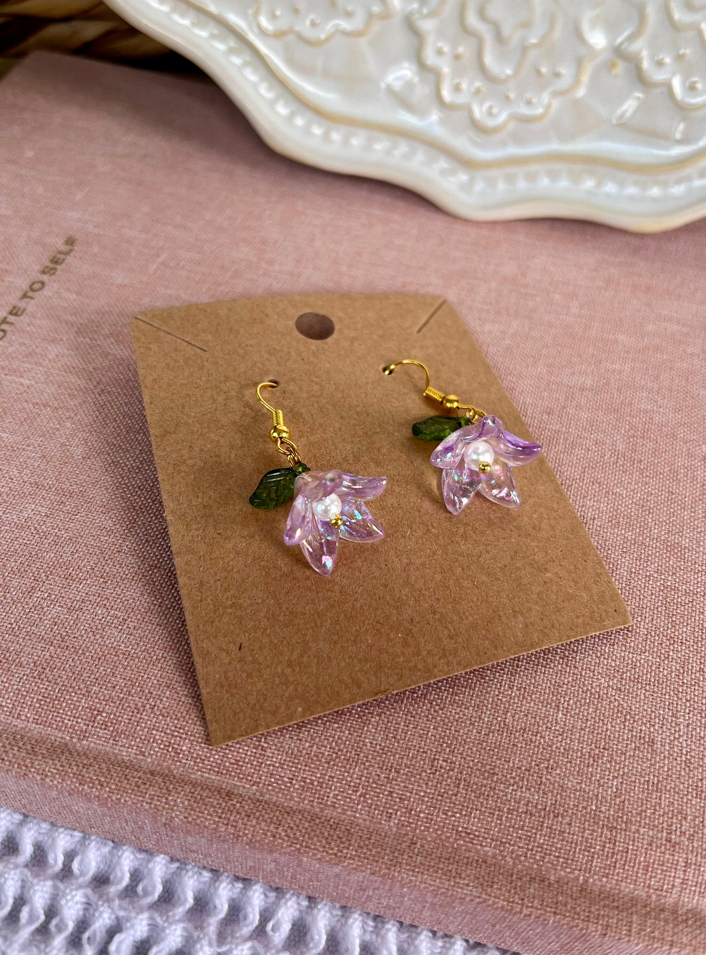 Flower Drop Earrings - Choose One Style