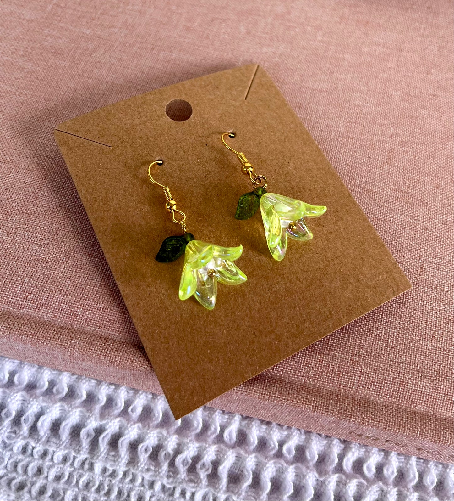 Flower Drop Earrings - Choose One Style