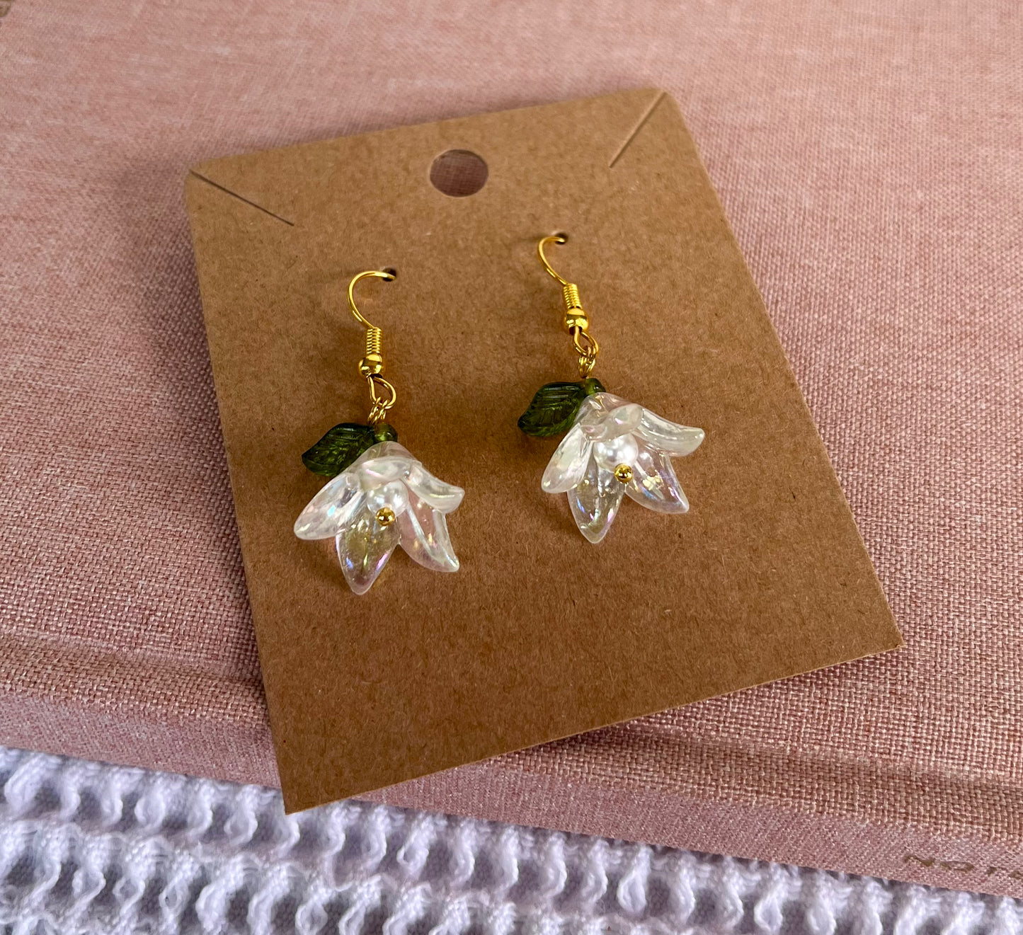 Flower Drop Earrings - Choose One Style