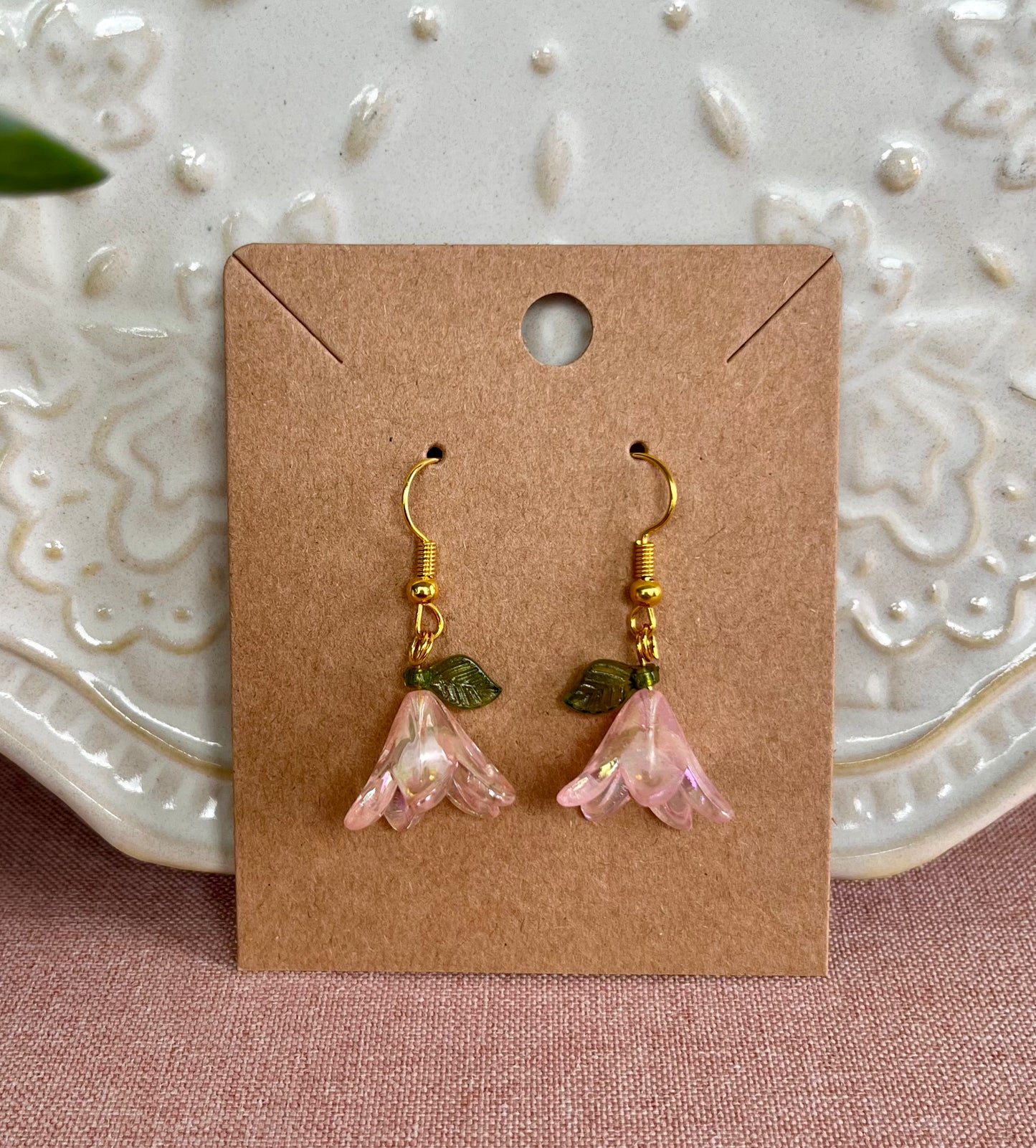 Flower Drop Earrings - Choose One Style