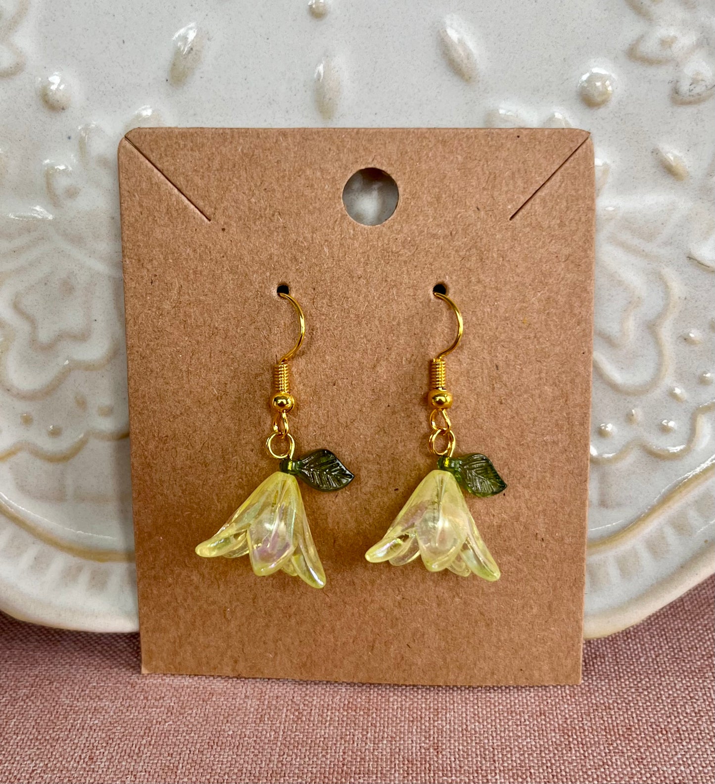 Flower Drop Earrings - Choose One Style