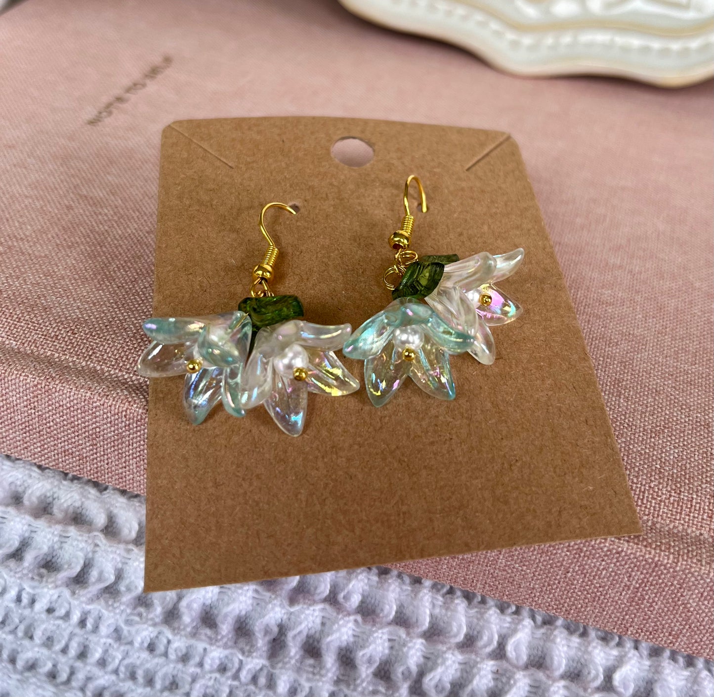 Flower Drop Earrings - Choose One Style