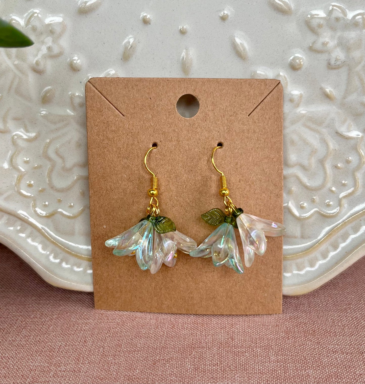 Flower Drop Earrings - Choose One Style