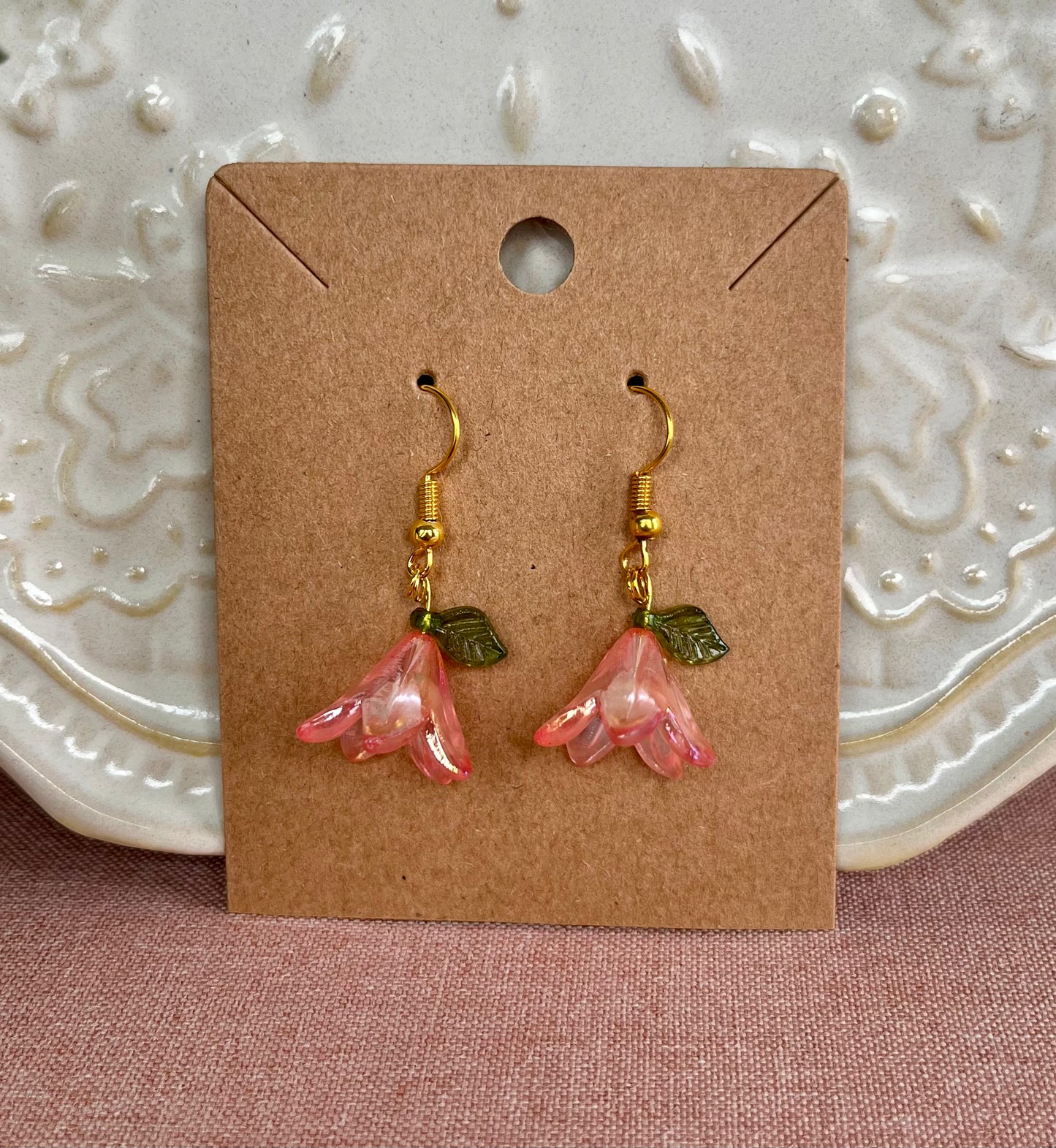 Flower Drop Earrings - Choose One Style