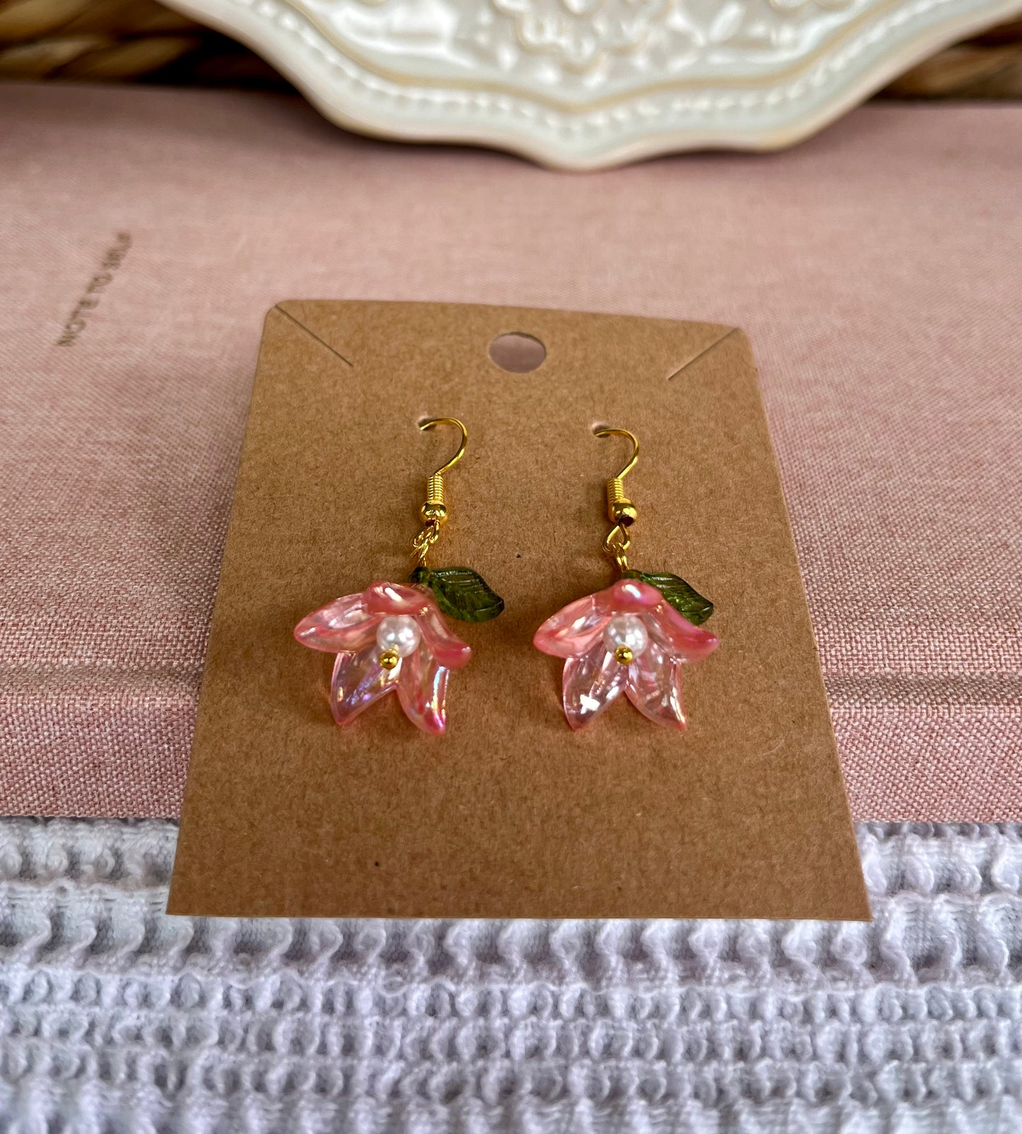 Flower Drop Earrings - Choose One Style